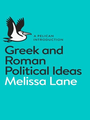 cover image of Greek and Roman Political Ideas